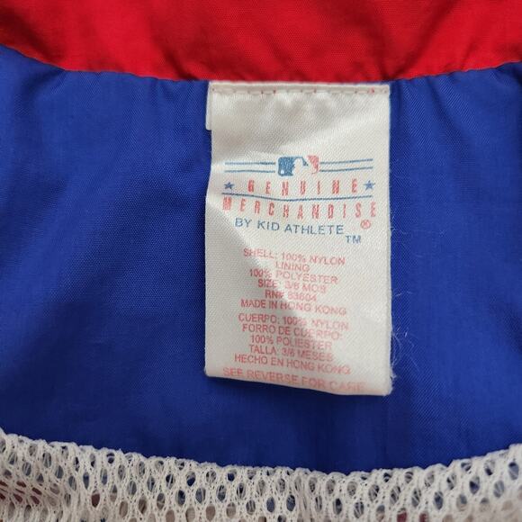 Vintage MLB Philadelphia Phillies Baby Windbreaker Jacket Kid Athlete, 3-6 Month - Picture 12 of 14